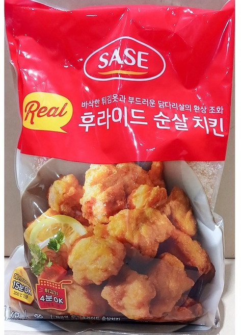 사세통상 리얼 후라이드 순살 치킨 냉동 1k 바삭한, 1개, 1kg