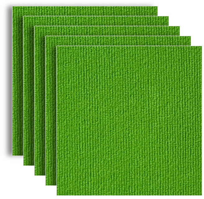 아이시니 [정품] 붙이는 바닥 조각매트 논슬립 다용도 미끄럼방지 카페트, 그린, 10p