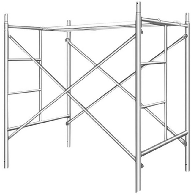 이동식 간이 스케폴딩 작업 플랫폼 틀비계 비계 말비계, 1개, 기본 색상