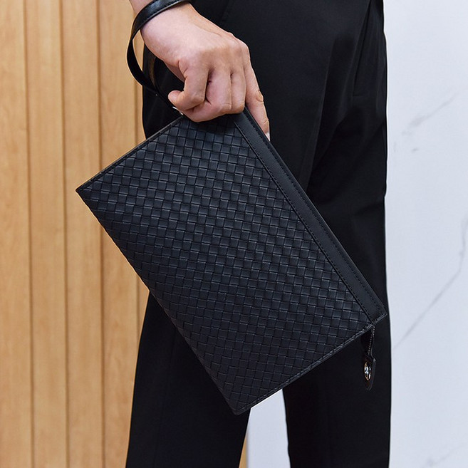 디아코니아 심플하고 세련된 남성용 클러치백 파우치 손가방 G386
