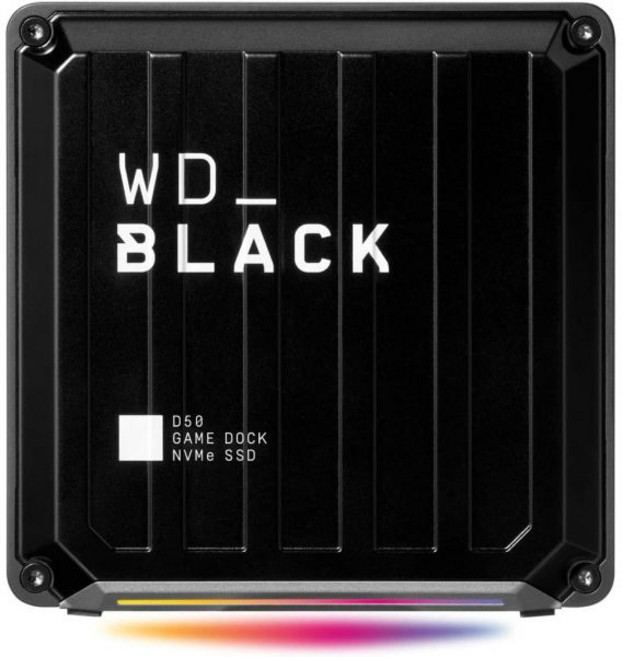 웨스턴 디지털 WDBA3S0040BBK-WESN 휴대용 SSD 4TB WD_BLACK P50 최대 전송 속도 2 000MB/s 외장, 2TB, D50 Series (Game Dock)