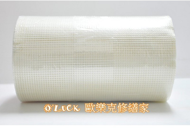 【歐樂克修繕家】超薄非對稱式纖維網 玻璃纖維網 屋頂 浴室 外牆防水 抗裂 補強, 寬1m*50m長, 1個