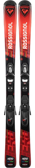 스키플레이트 Rossignol 여성 청소년 골든 더블 스키 보드 중급형, 1개, HERO JR KID4, 130cm