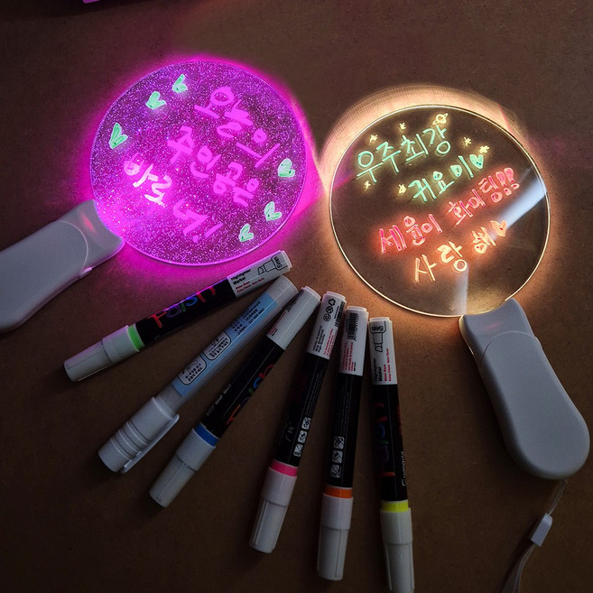 LED응원봉 학예회 재롱잔치 콘서트 야광봉 피켓 응원도구 발표회, 01. 투명아크릴응원봉