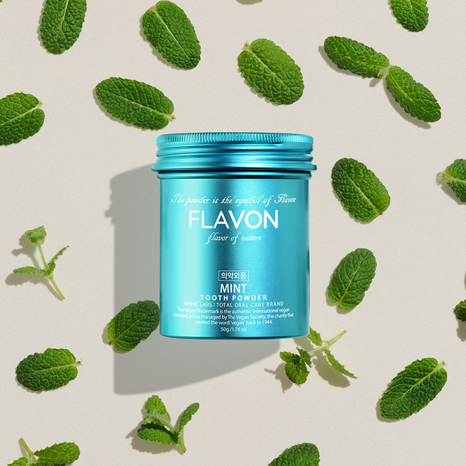 플라본 가루 치약 민트, 1개, 50g