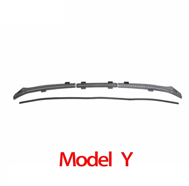 [호환] 테슬라 모델 Y 3 자동차 액세서리 프론트 후드 방진 실링 스트립 보호 가드 워터 2023-2025, 02 M Y 21-24