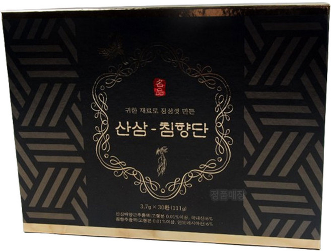 산삼 침향단 부모님 선물세트 침향원 침향환 30 환 + 쇼핑백, 112.5g, 1개