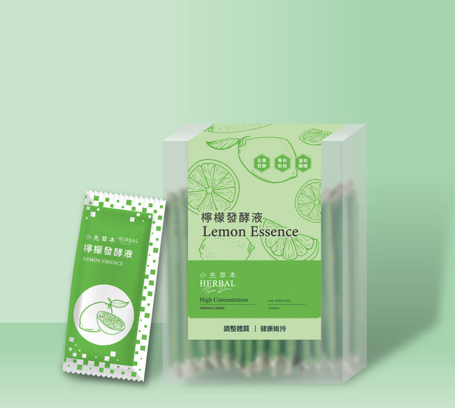 小先草本 屏東檸檬發酵液 隨身包, 15個, 20ml