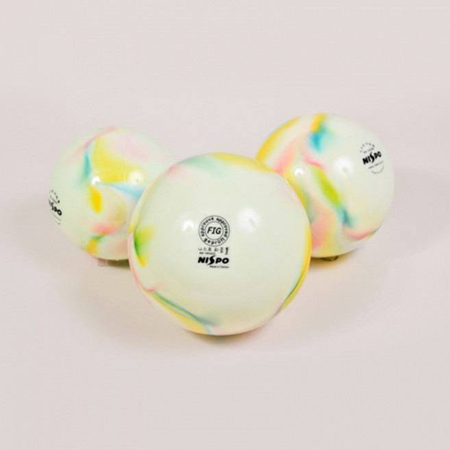 니스포 - 리듬체조 공 멀티컬러 RAINBOW(레인보우), 니스포_리듬체조_공_멀티컬러