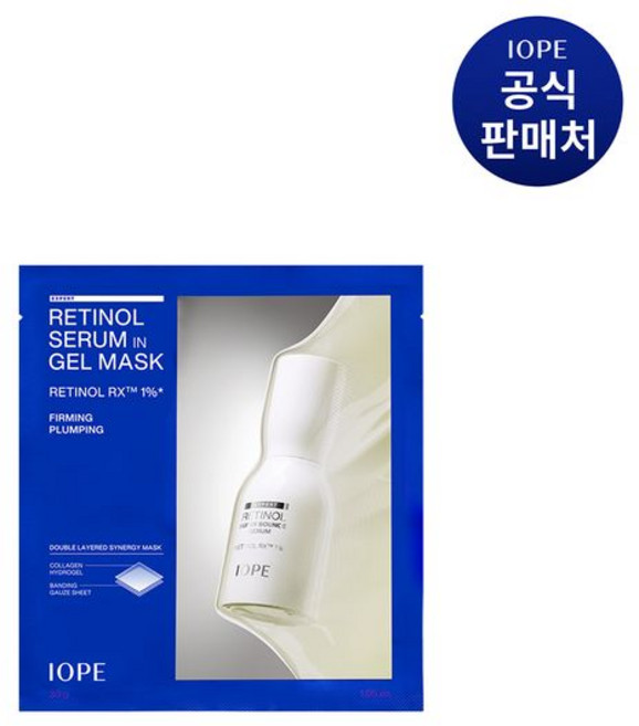 아이오페 레티놀 세럼 인 겔 마스크, 1개입, 1개