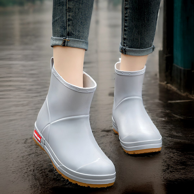 지애랑 발편한 가벼운 남성 여성 장화 미끄럼방지 쿠션 작업용 RP3500 컴포트 레인부츠