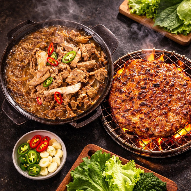 불고기형제 광양식 불고기 4팩+언양식 불고기 4팩 국내산 한돈 1등급 광양 매실, 8개, 150g