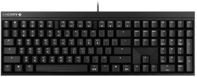 체리 MX BOARD 2.0S MX2A 게이밍 기계식 키보드 블랙 저소음적축, 적축