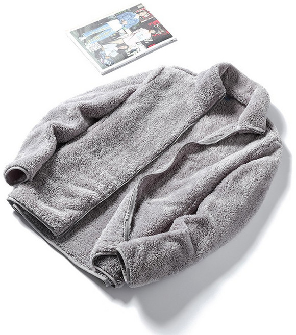 메이리앤 남녀공용 양털 점퍼 뽀글이 후리스 집업 빅사이즈 플리스 자켓