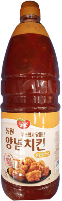 동원예스 양념치킨 순한맛 소스, 2.1kg, 1개