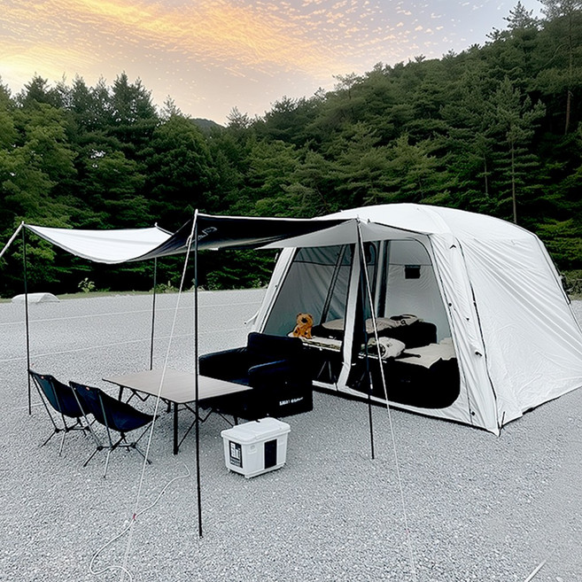 웨일크루 모비딕 대형 에어텐트 3-4인용, 단일