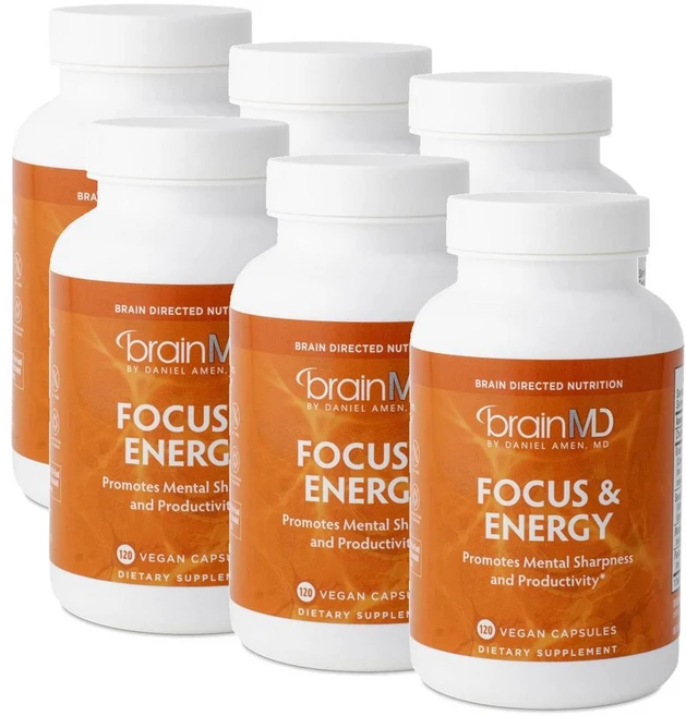 브레인엠디 포커스 앤 에너지 캡슐 BRAINMD Focus and Energy, 6개, 120정 - 쿠팡