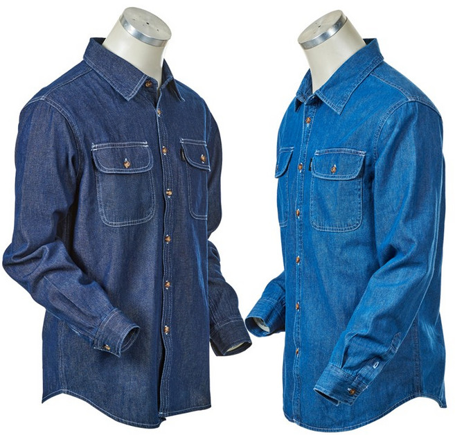 윈드페이스 남자 가을 겨울 긴팔 청남방 양포켓 빅사이즈 작업복 용접 단체복 110 120