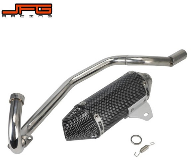 오토바이 액세서리 배기 파이프 풀 시스템 가와사키 KLX110 2012 2023 2024 알루미늄용, 01 빠른  Mainland