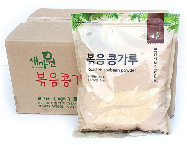 새마원 소연 볶은콩가루 업소용 볶음 인절미 팥빙수 고소한 콩가루, 10개, 1kg