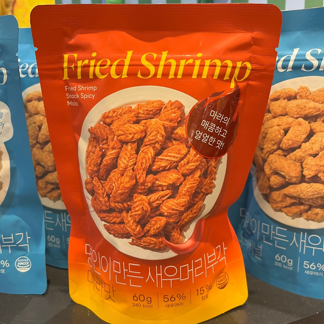 모던하우스 명인이 만든 새우머리부각 마라맛, 5개, 60g