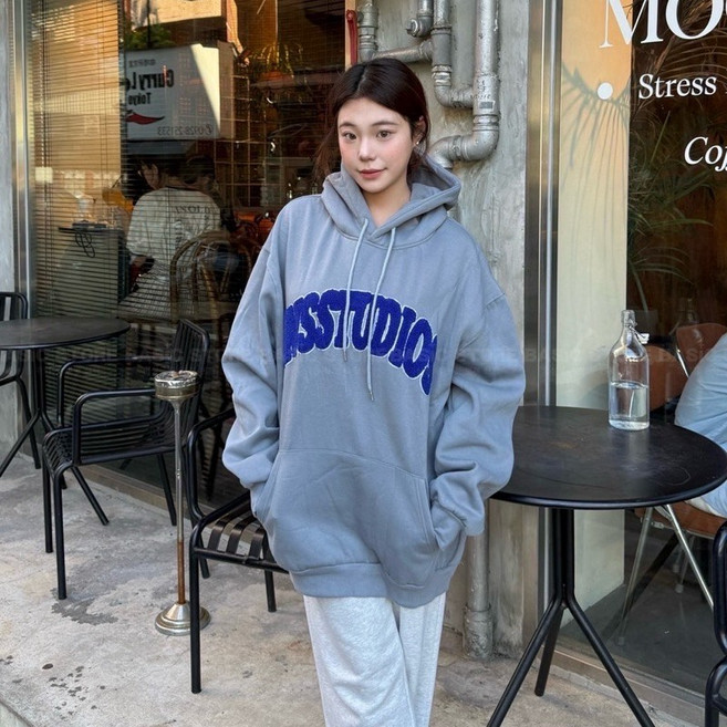 BASIC 韓國厚磅帽Tee 寬鬆版型
