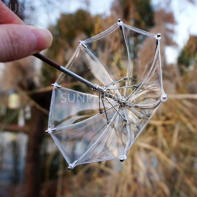 오비츠 Ob11 구체관절 인형 옷 소품 액세서리 미니 Holala 1/6. 귀여운 Blyth 장난감 스케일의 1/12 1/8 우산 투명, 01=transparent_1l8scale