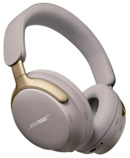 보스 울트라헤드폰 QC 노이즈 캔슬링 헤드폰 공간음향 무선 블루투스 헤드셋 샌드스톤, 단일 옵션