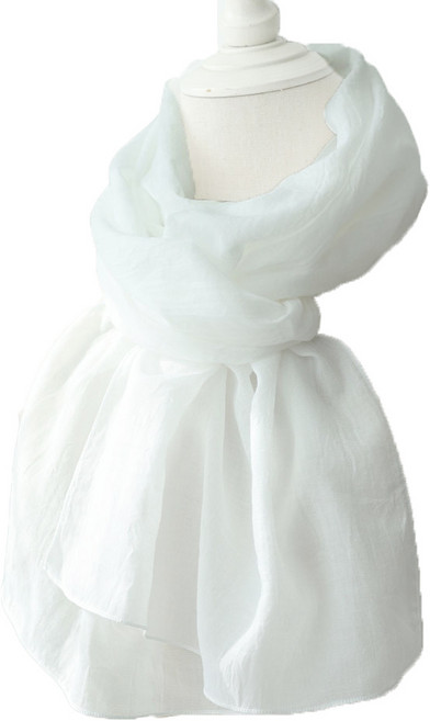 메리앤유 심플 직사각 무지 롱 스카프 머플러 국산