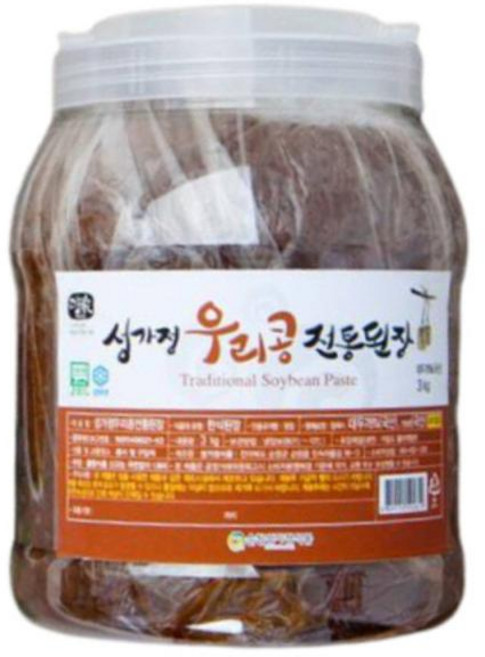 올가홀푸드 집밥 엄마손맛 식자재 [산지직송]자연발효 순창 성가정 우리콩 전통된장 3kg, 1개