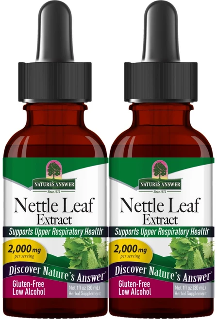 네이처스앤서 고흡수 쐐기풀 잎 추출물 2000mg 액상 액체, 2개, 30ml - 쿠팡