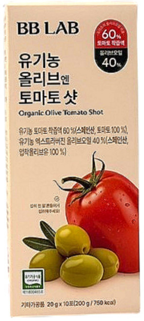 [뉴트리온] 비비랩 올리브 엔 로마 토마토 듀얼샷, 1개, 200g