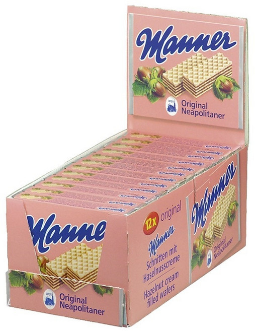 마너 웨하스 오리지널 헤이즐넛 75g x 12개 1박스