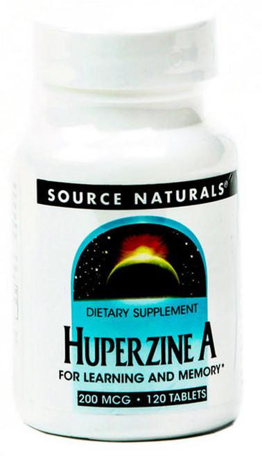 石杉鹼甲膳食補充錠 200mcg, 120顆, 1罐