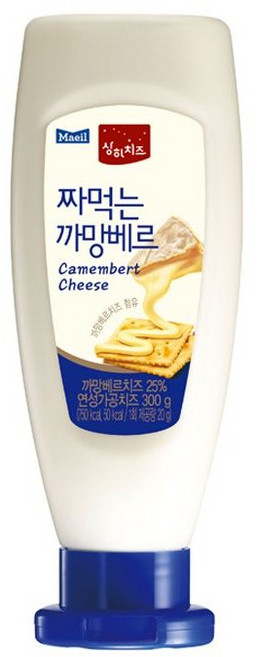 매일유업 짜먹는 까망베르 치즈 300g 튜브형 플레터 스프레드 상하치즈, 1개