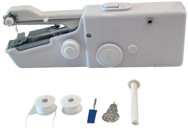 와니니 가정용 미니 핸드미싱기, 화이트