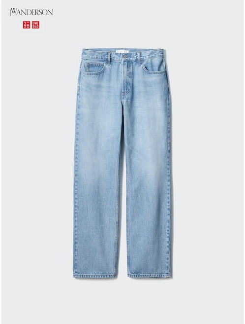 [일본정품]유니클로 남성 청바지 롱기장 스트레이트 진 483771