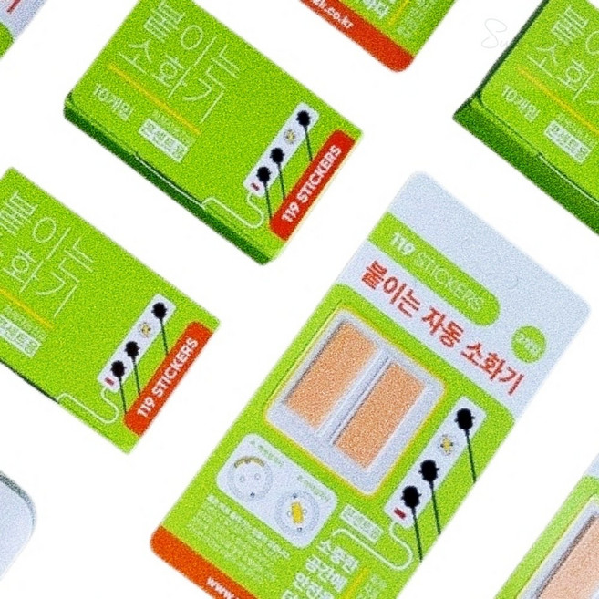 소화패치스티커 콘센트용 화재방지스티커