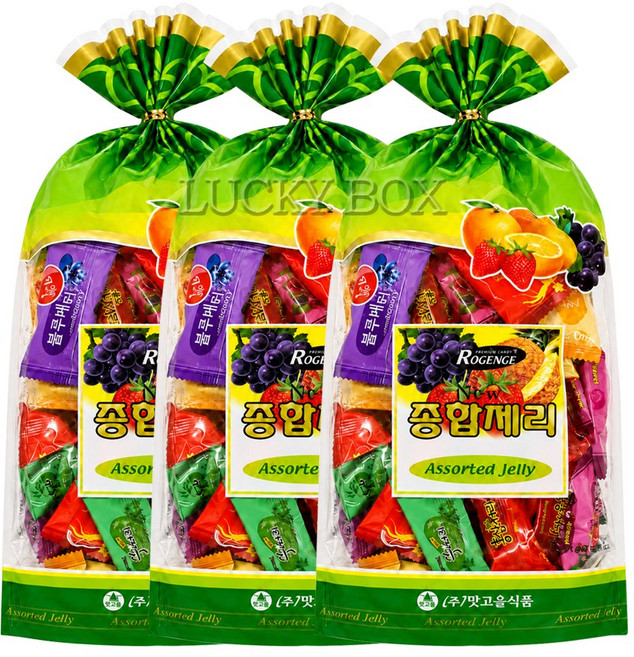 [맛고을] 맛고을 NEW 젤리, 3개, 500g