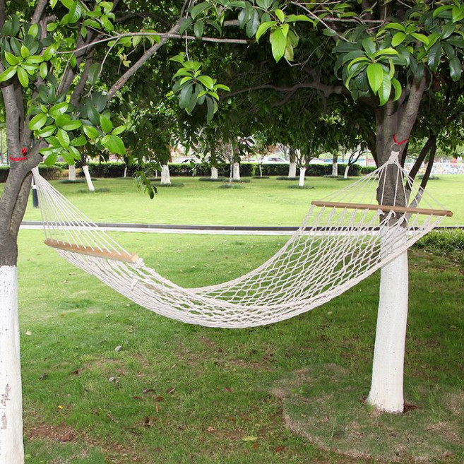 그물 침대 해먹(290x80cm) 해먹의자 해먹그네의자 함들침대 흔들의자 그물해먹 그물침대 그물해먹 캠핑해먹 흔들의자 레저의자, 상세페이지 참조