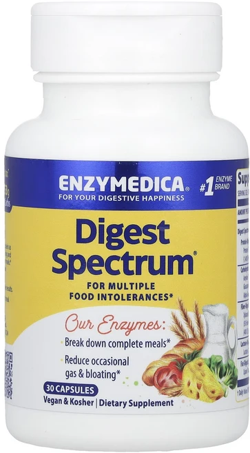 Enzymedica Digest Spectrum® 캡슐 30정, EnzymedicaDigestSpectrum캡슐30정, 1개 - 쿠팡