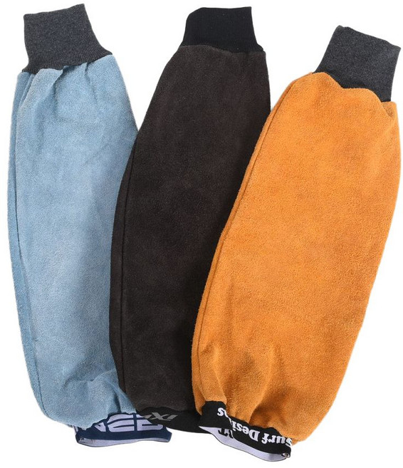 용접 팔토시 우피 소가죽 단열 보호 스파크 방열 토시, 1개