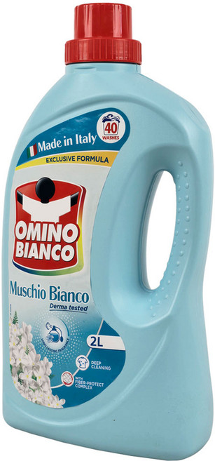오미노비앙코 무스키오비앙코 일반드럼겸용 액상세제 화이트머스크향, 2L, 1개