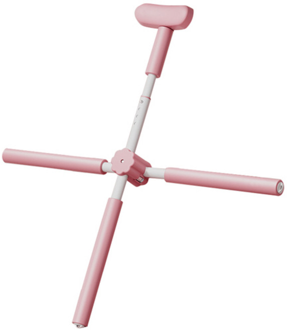 SUT 필라테스 자세교정 스트레칭 봉, 핑크, 1개