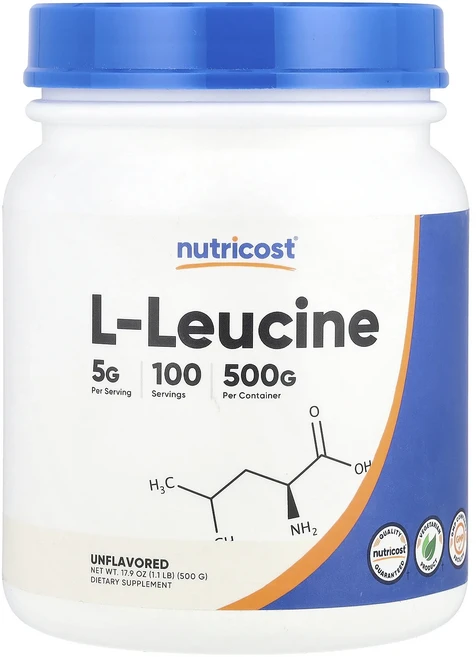 프리미엄상품 Nutricost L-류신 무맛 500g(17.9oz) 끝내주게잘나가는상품, Nutricost L류신 무맛 500g179oz, 500g, 1 - 쿠팡