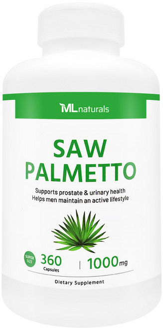 [미국번개배송] 착한명품 마이라이프 내추럴스 쏘팔메토 1000mg (수퍼사이즈), 1개, 360정