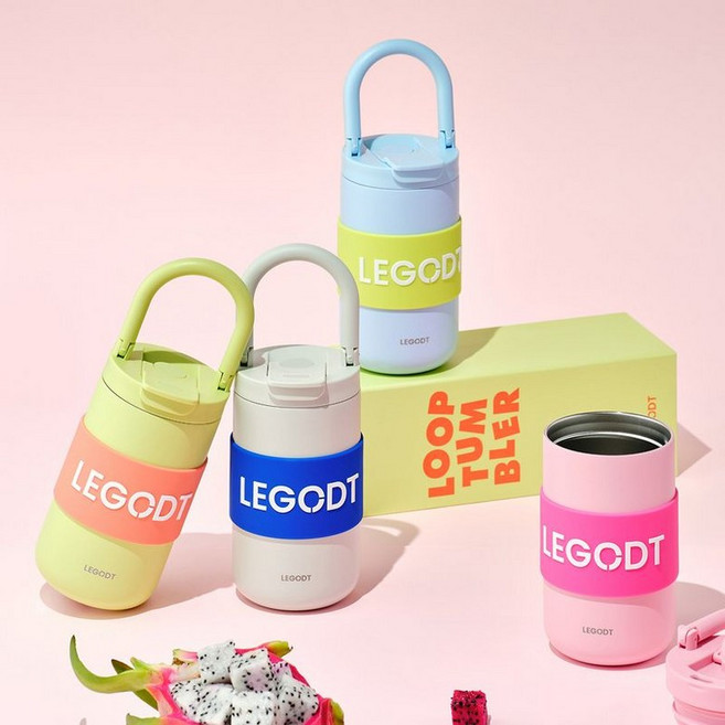 레고트 루프 텀블러 멀티 400ml (5 colors) 163029, 애플그린