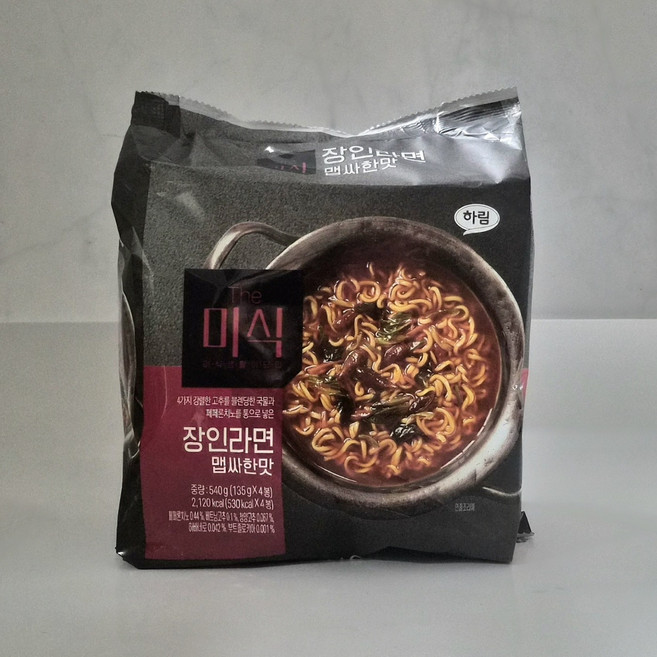 더미식 장인라면 맵싸한 맛 135g, 20개
