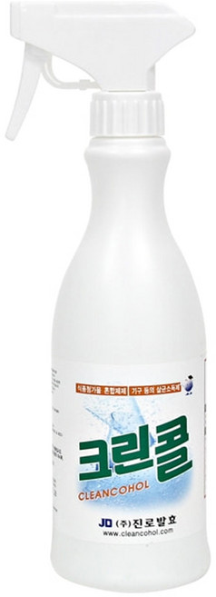 59% 크린콜 (450ml x 1개) 뿌리는 살균 소독제, 1개, 450ml