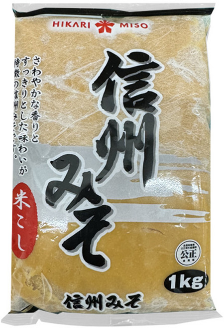 도매 한박스 히카리 신슈 코메코시 시로 미소 백된장 1kg, 10개
